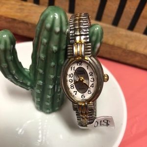 Vintage Silver and Gold Wrist Watch